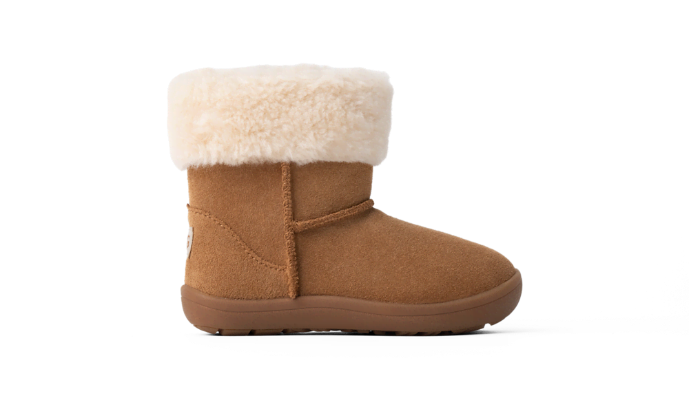Toddler Suede Hook-And-Loop Boot - Chestnut