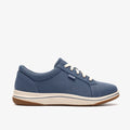 Textile Lace-Up Sneaker - Denim Blue