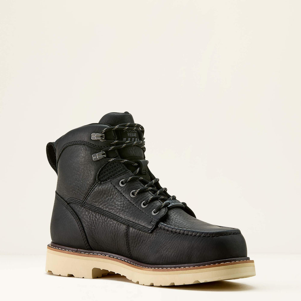 Men's Waterproof Composite Toe Work Boots - Brown