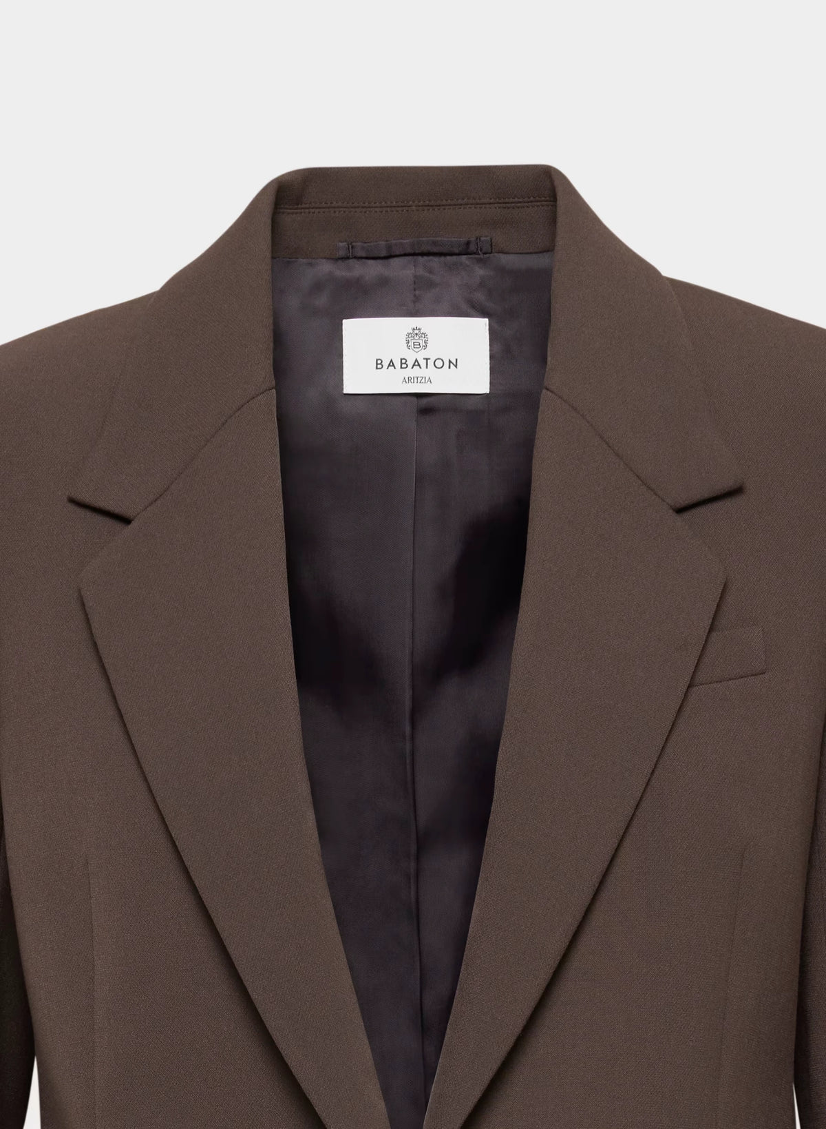 Single-Breasted Stretch Blazer - Check