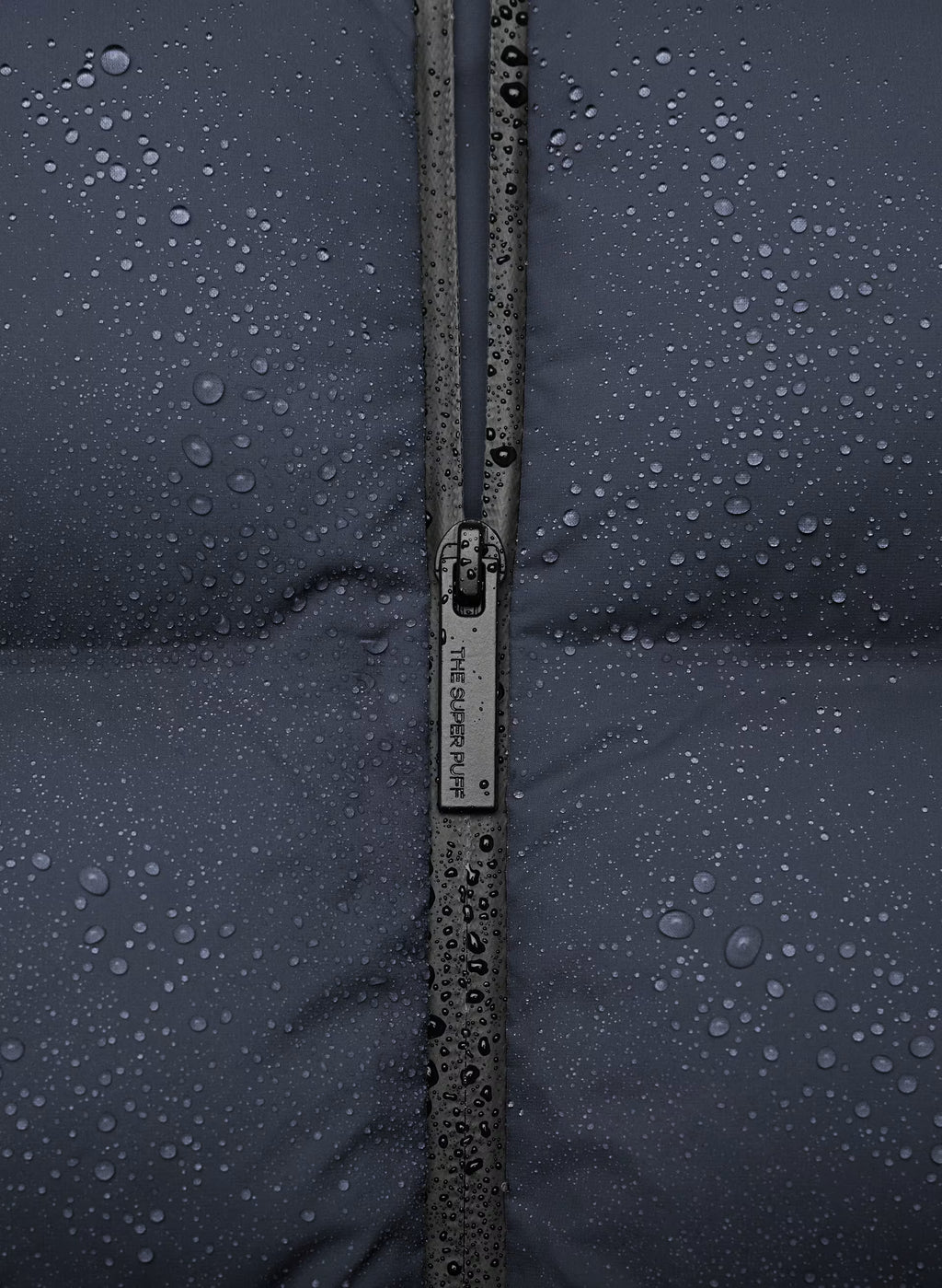 Waterproof Long Down Puffer Coat - Gray
