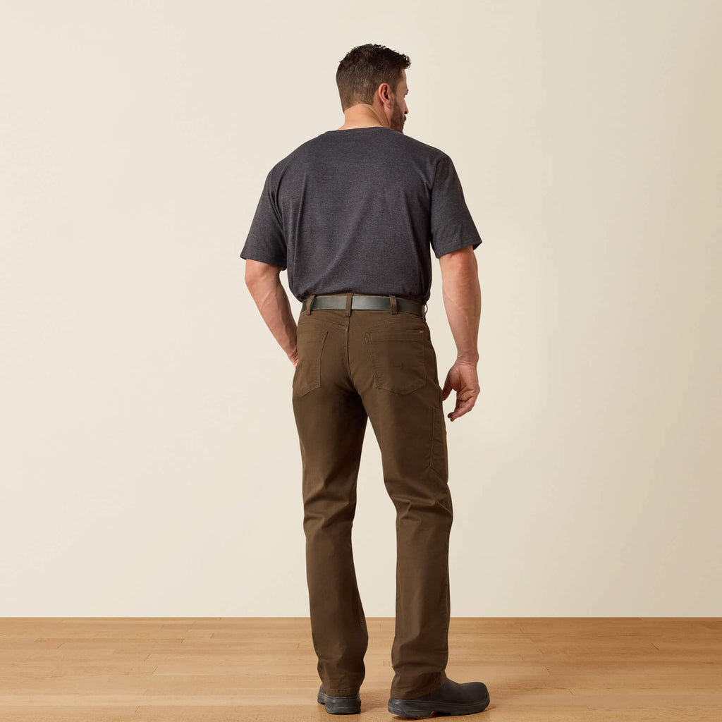 Men's Relaxed Stretch Canvas Work Pants - Khaki