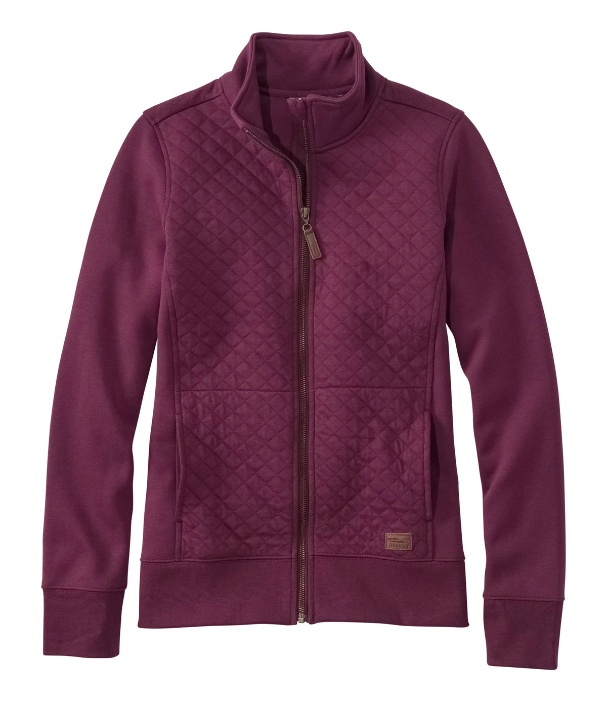 Women's Quilted Full-Zip Sweatshirt - Sea Green