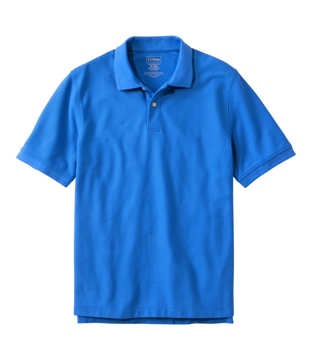 Men's Cotton Piqué Polo Shirt - Black