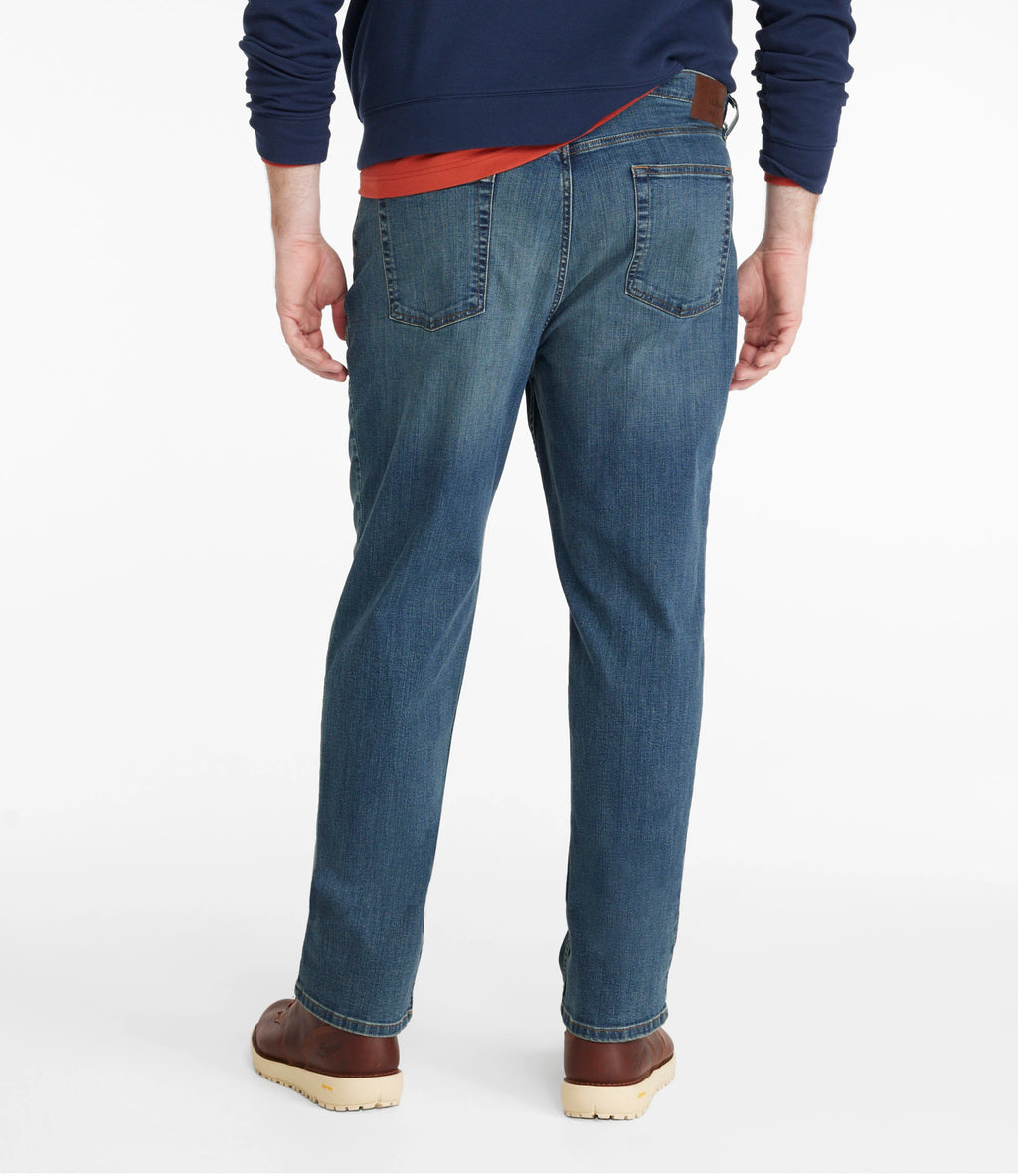 Men's Stretch Straight-Leg Jeans - Tan