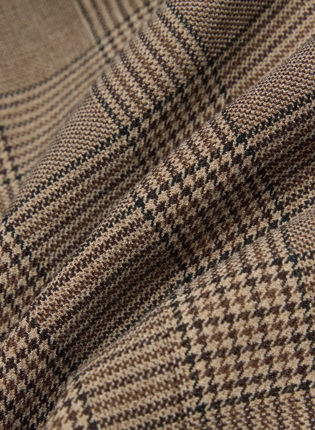 Single-Breasted Stretch Blazer - Check