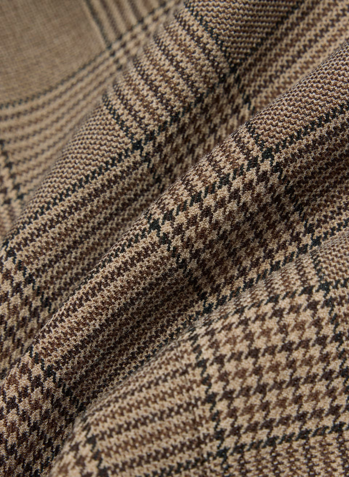 Single-Breasted Stretch Blazer - Check