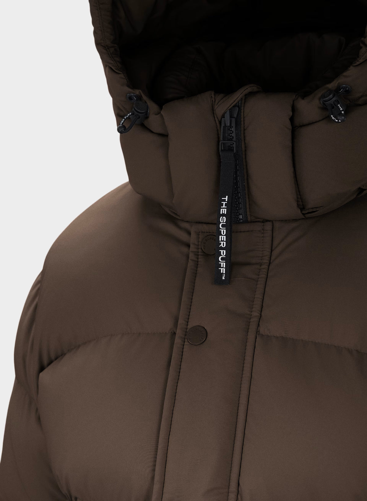 Long Down Puffer Jacket - Blue