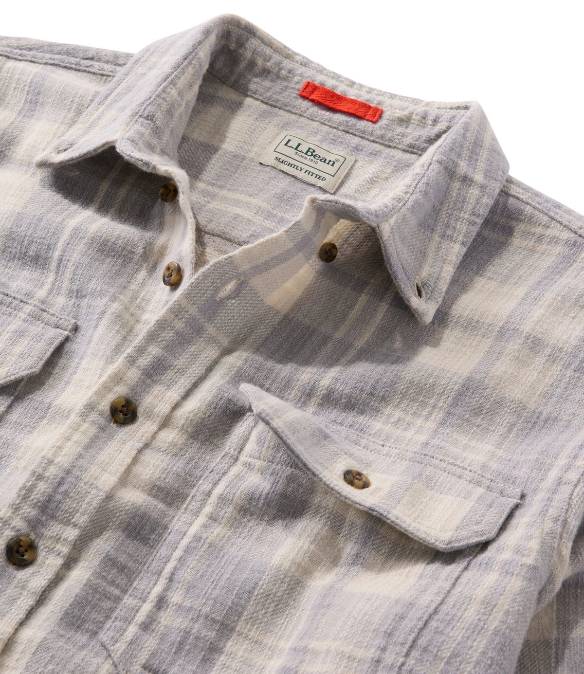 Men's Brushed Cotton Flannel Shirt - Barley