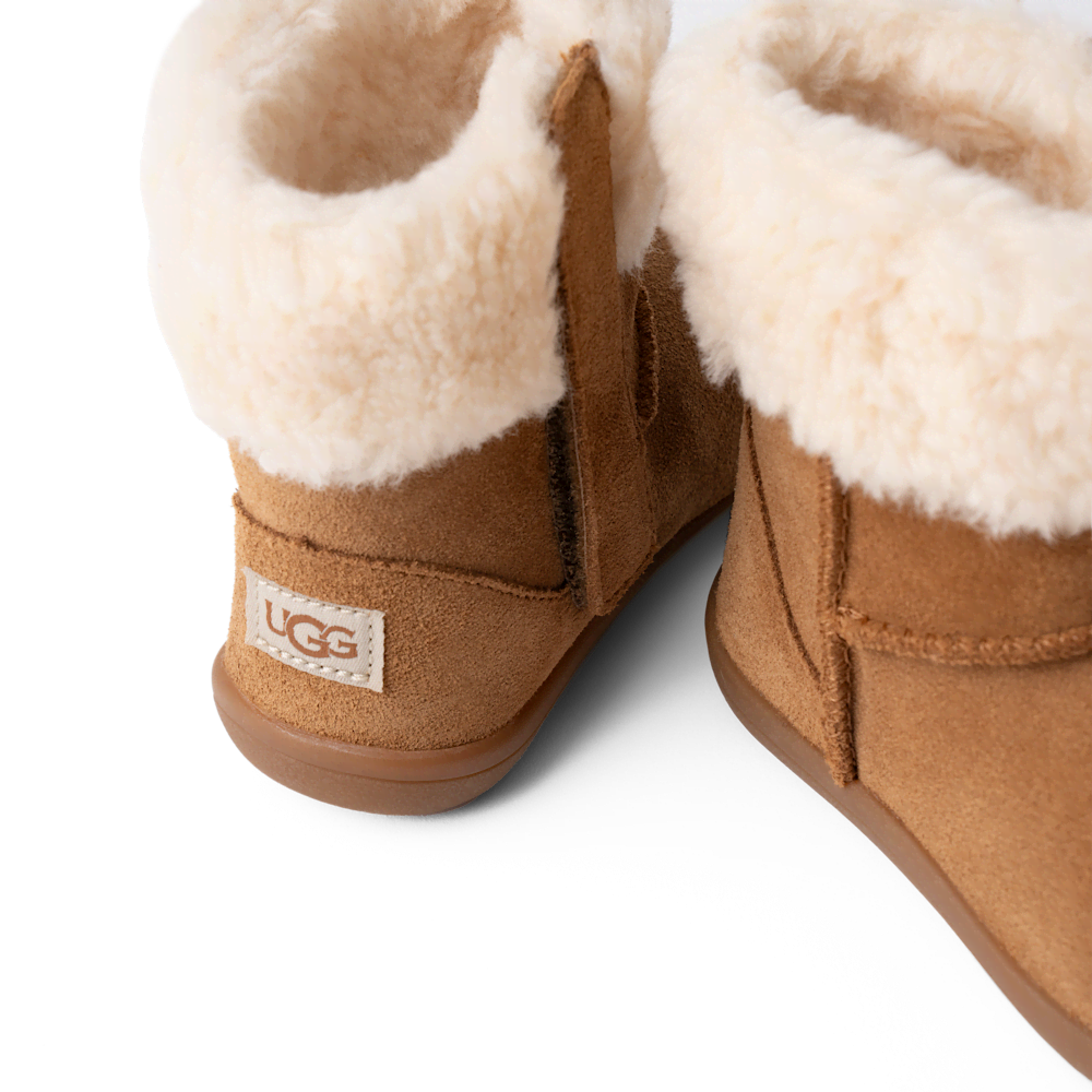 Toddler Suede Hook-And-Loop Boot - Chestnut