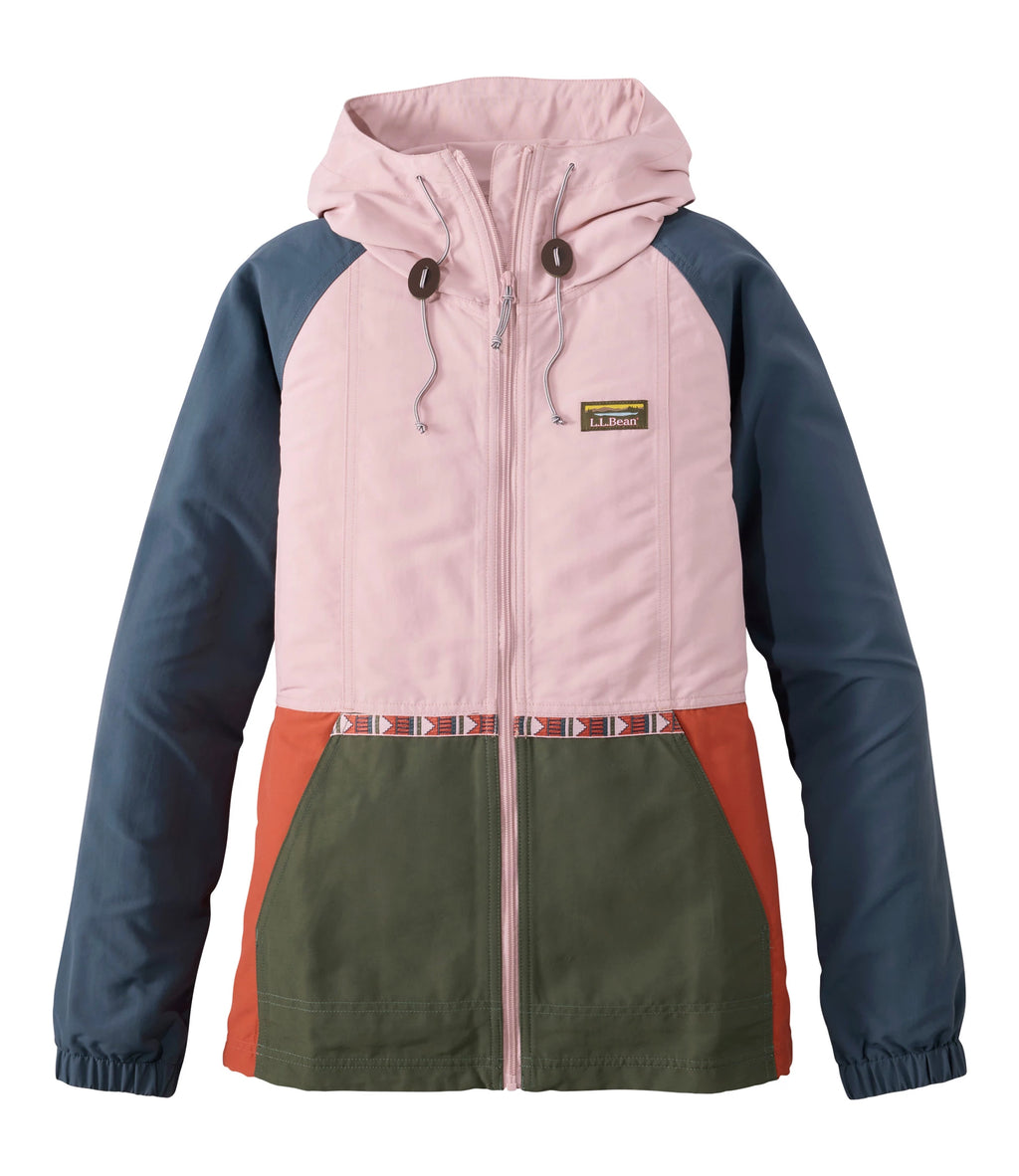 Women's Hooded Windbreaker Jacket - Green