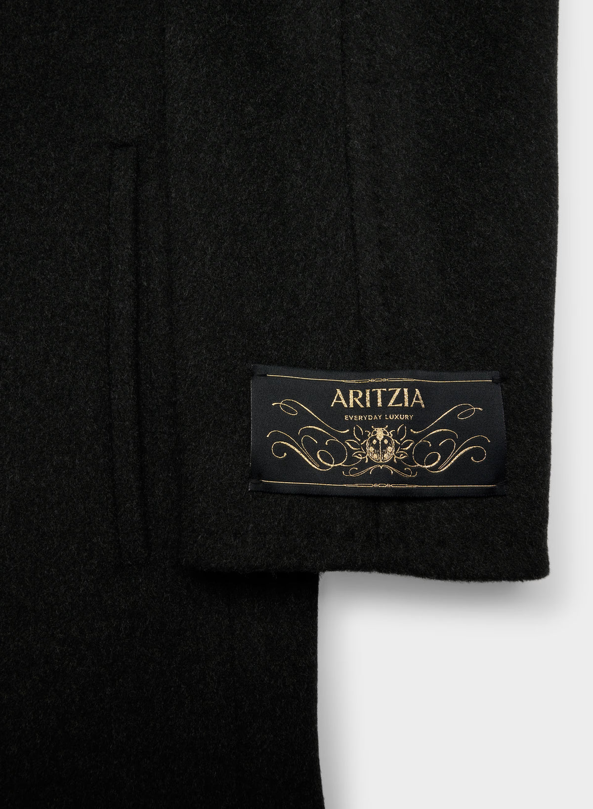 Double-Breasted Wool Cashmere Coat - Herringbone