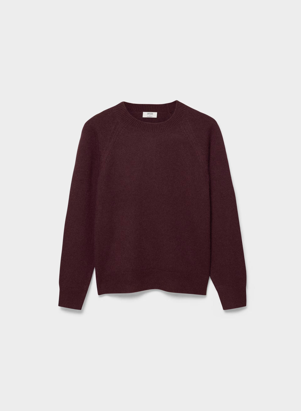 Wool Cashmere Raglan Sweater - Olive