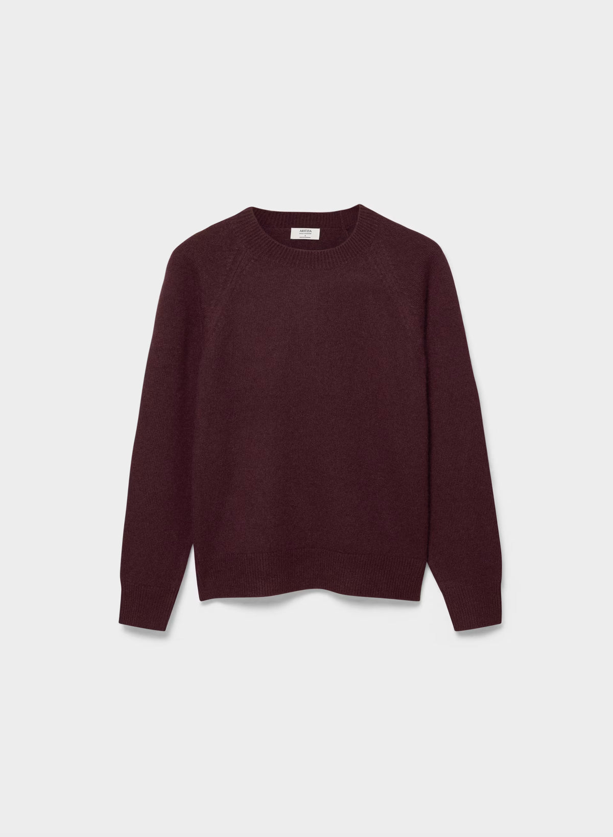 Wool Cashmere Raglan Sweater - Olive