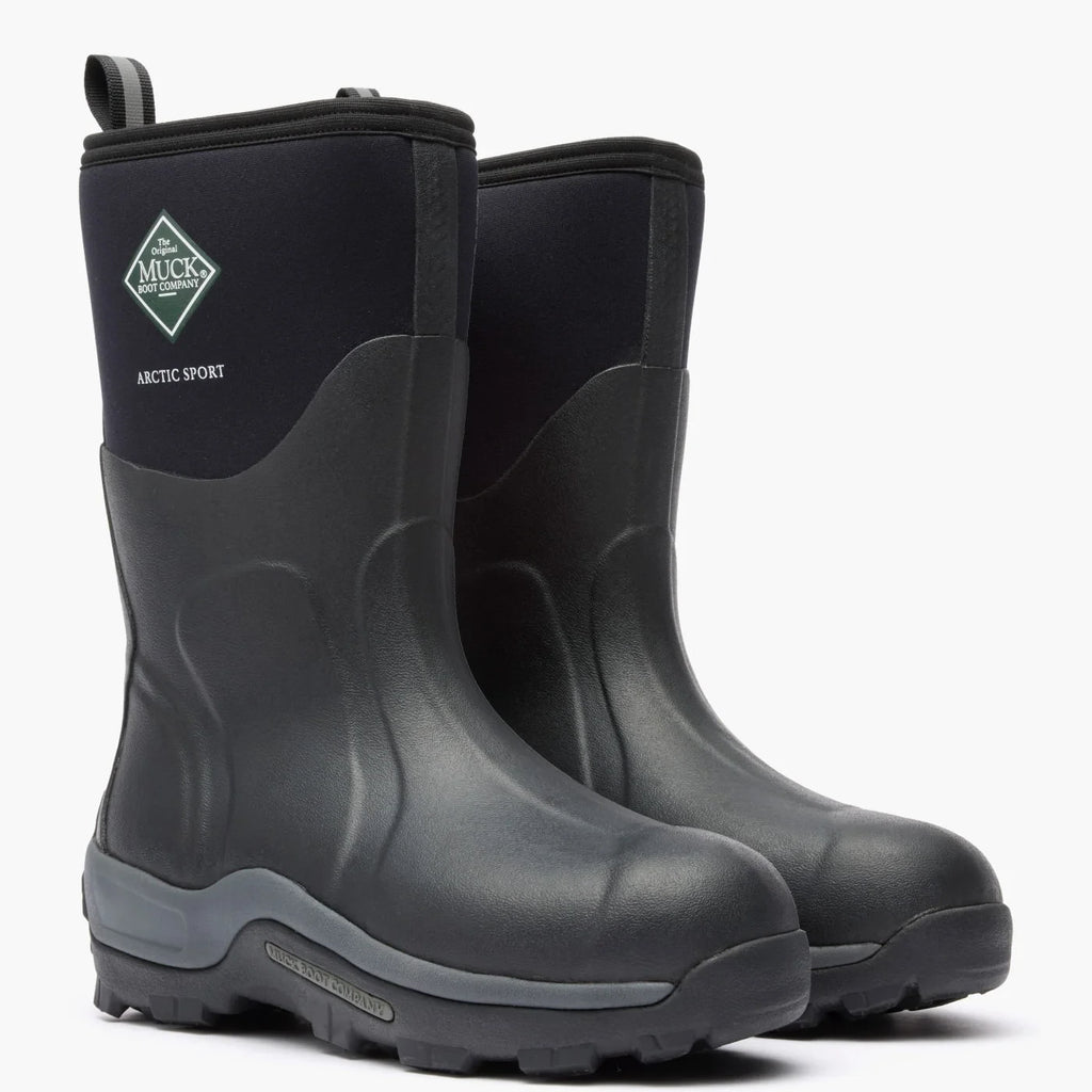 Men's Insulated Waterproof Mid Winter Boot - Black