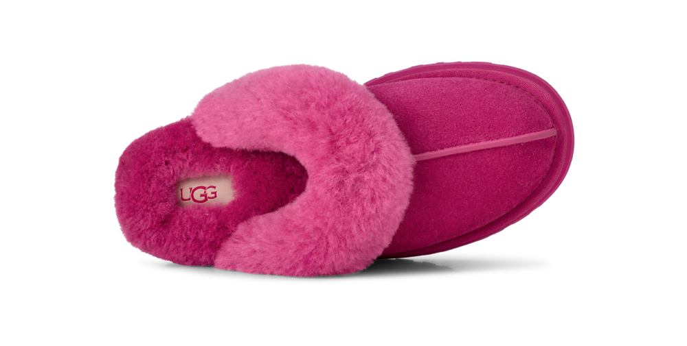 Women's Suede Platform Slipper - Brown