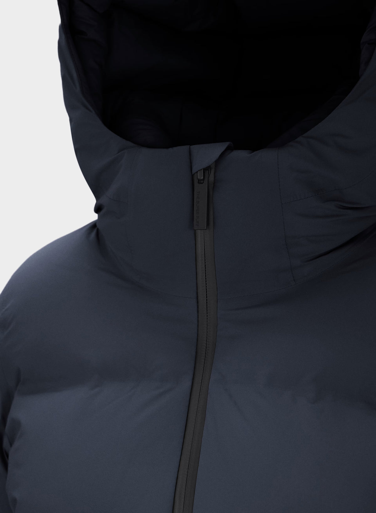 Waterproof Long Down Puffer Coat - Gray