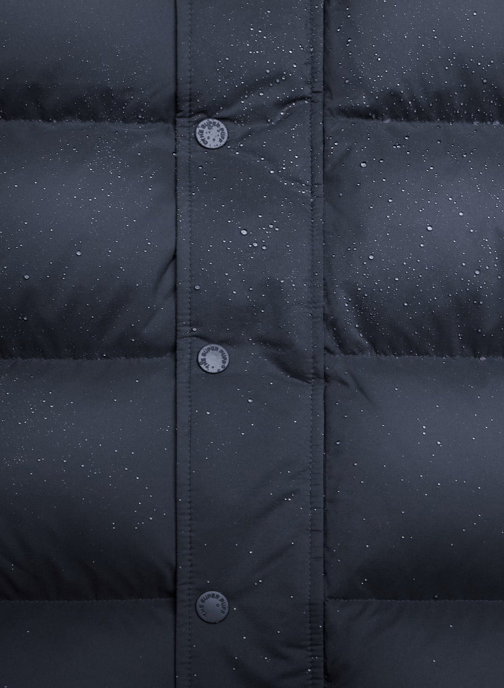 Short Down Puffer Jacket - Blue