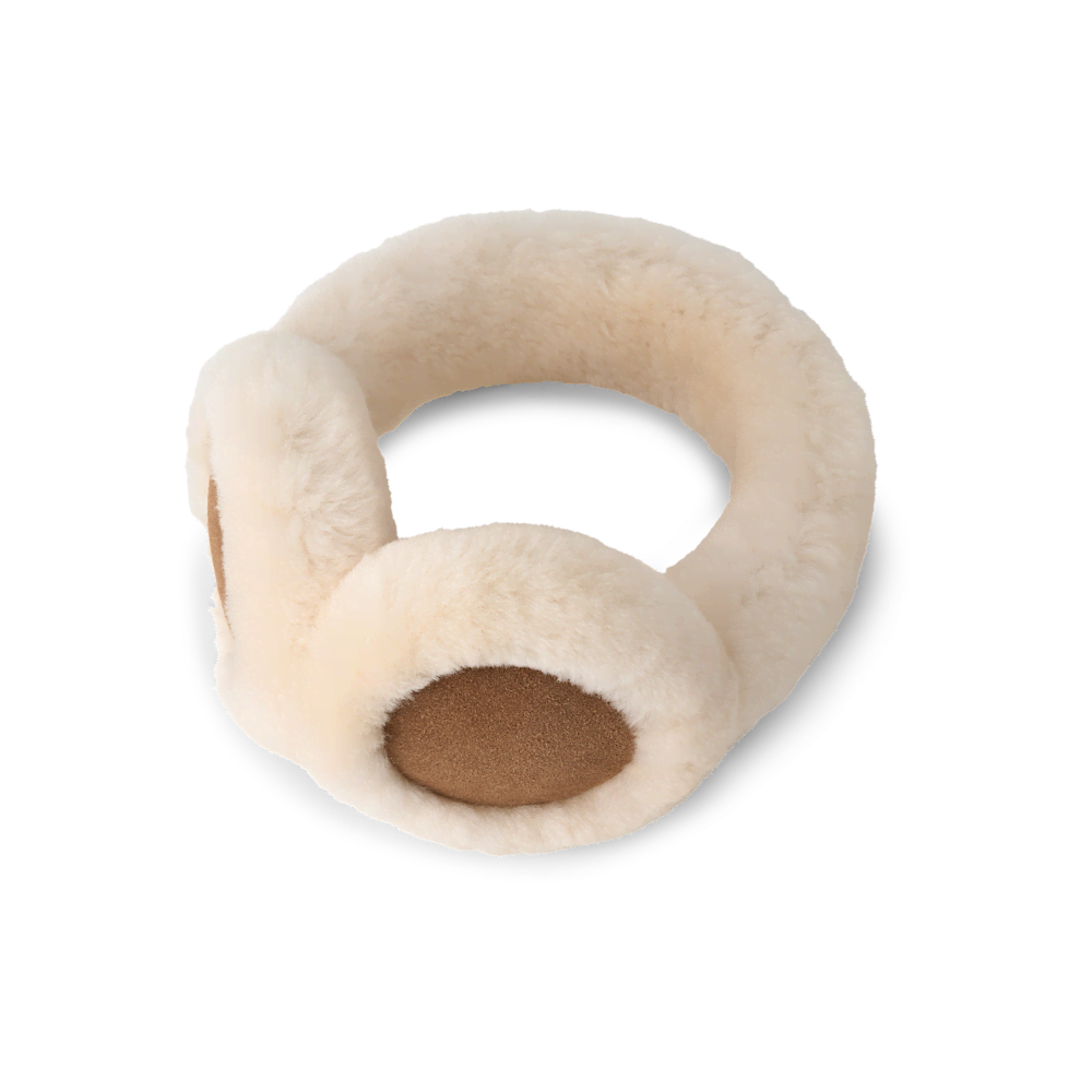 Shearling Earmuffs - Black