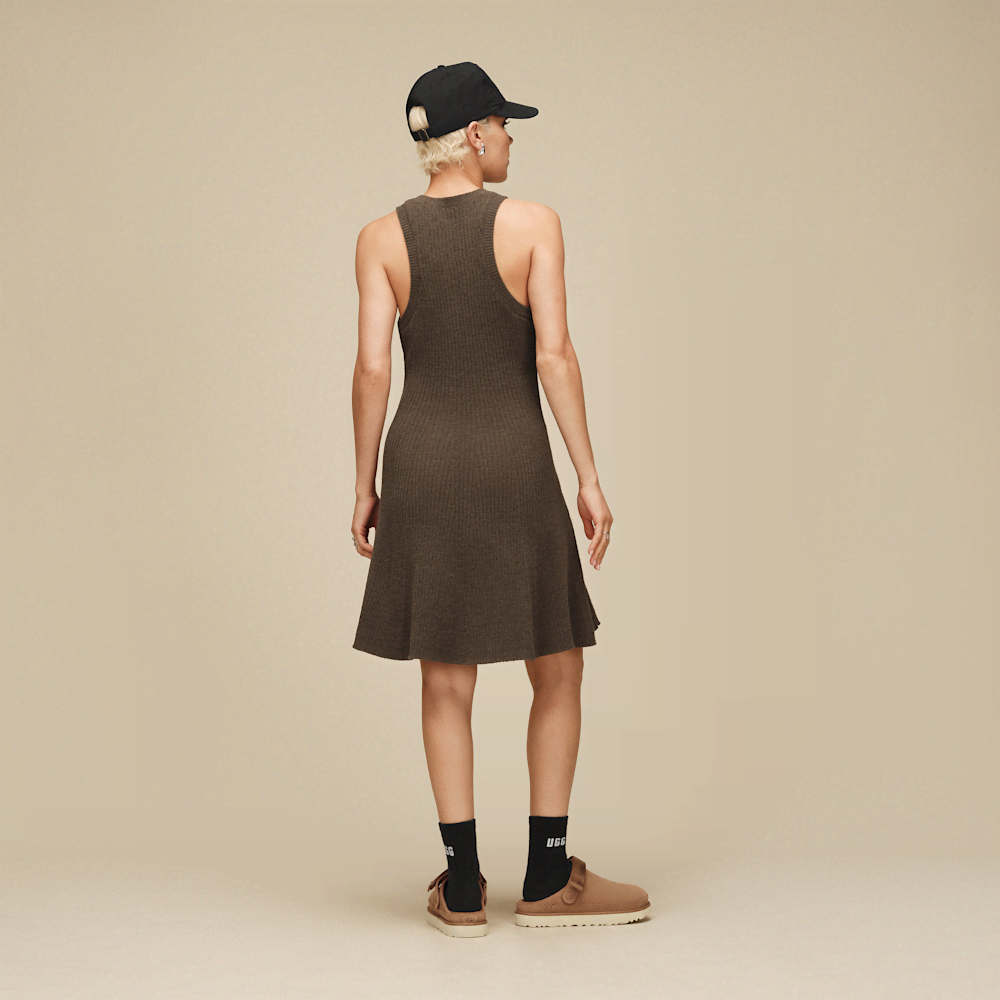 Women's Sleeveless Fit-and-Flare Mini Dress