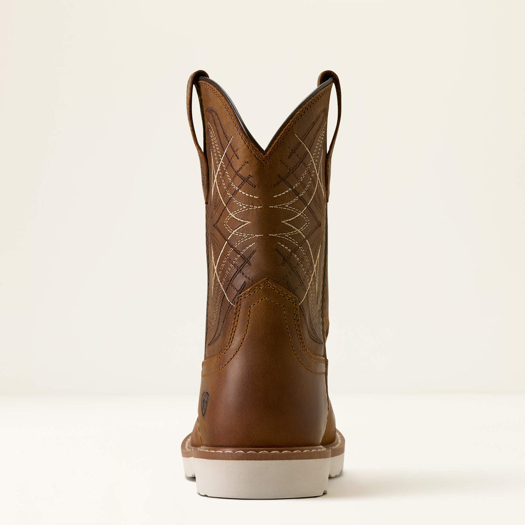 Kids' Round Toe Western Boots - Brown