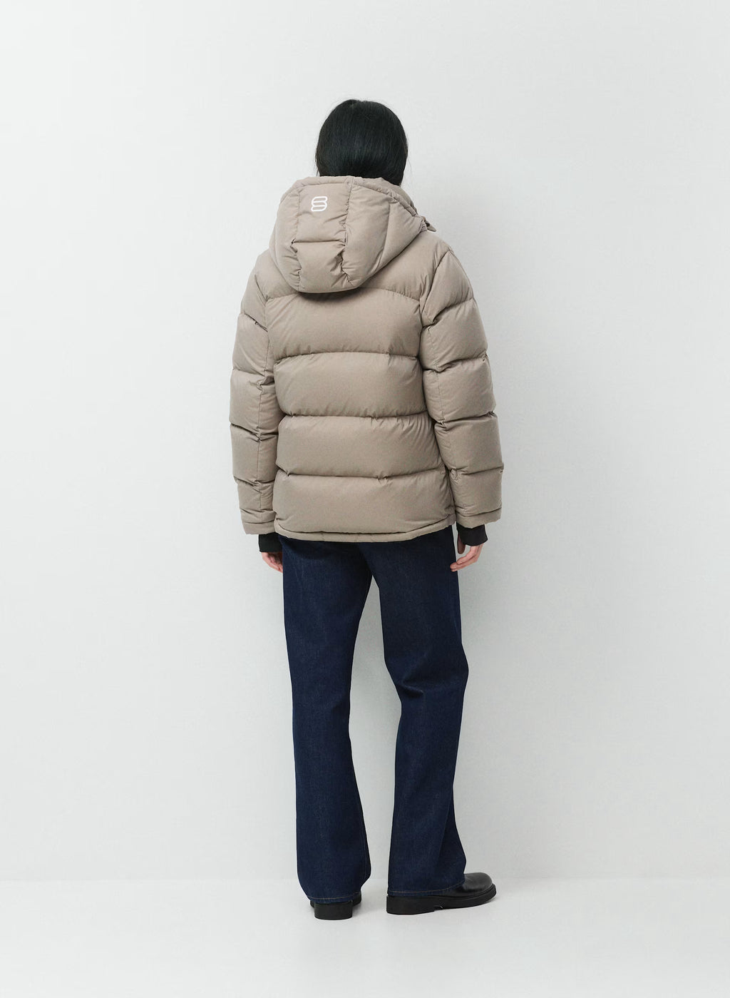 Long Down Puffer Jacket - Blue