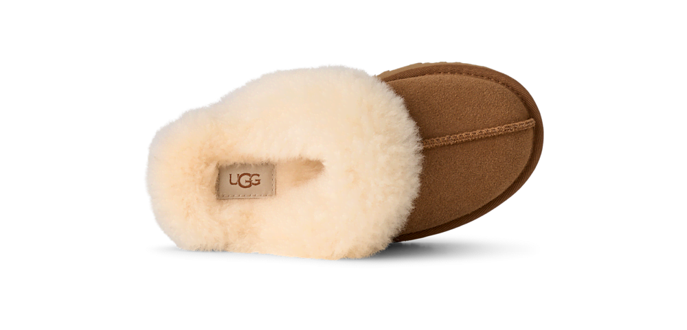Kids' Suede Platform Slippers - Sand