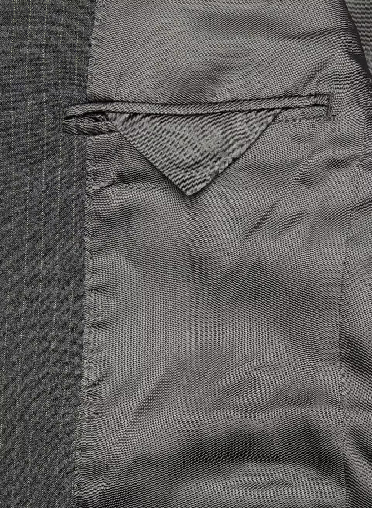 Single-Breasted Stretch Blazer - Check