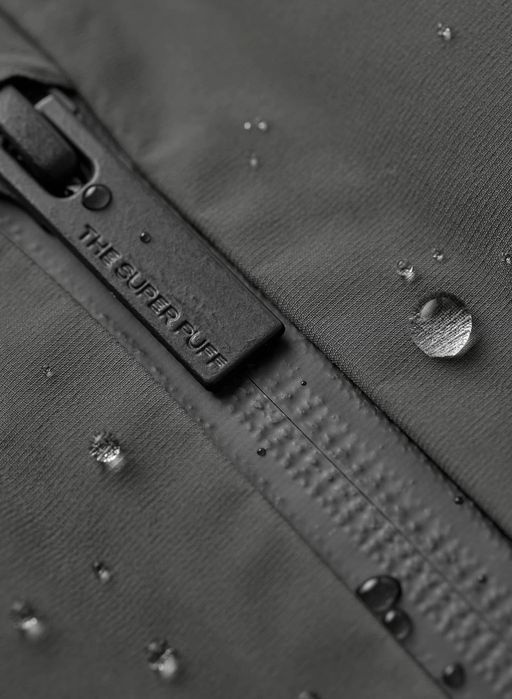 Waterproof Long Down Puffer Coat - Gray