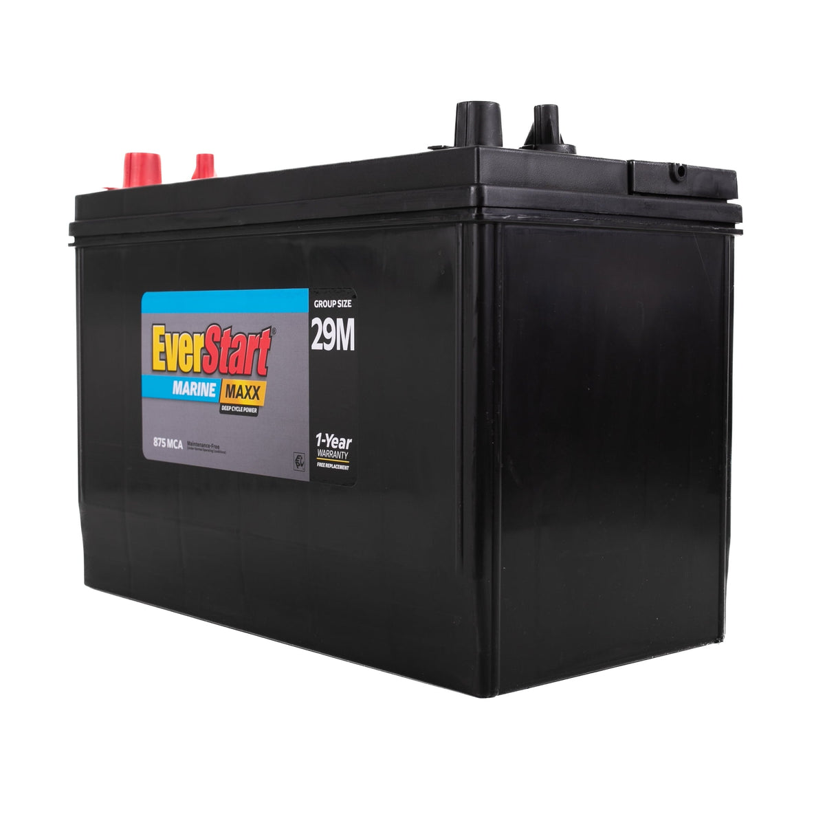 EverStart Maxx Lead Acid Marine & RV Deep Cycle Battery, Group Size 29DC, 12 Volt, 845 Marine Cranking Amps
