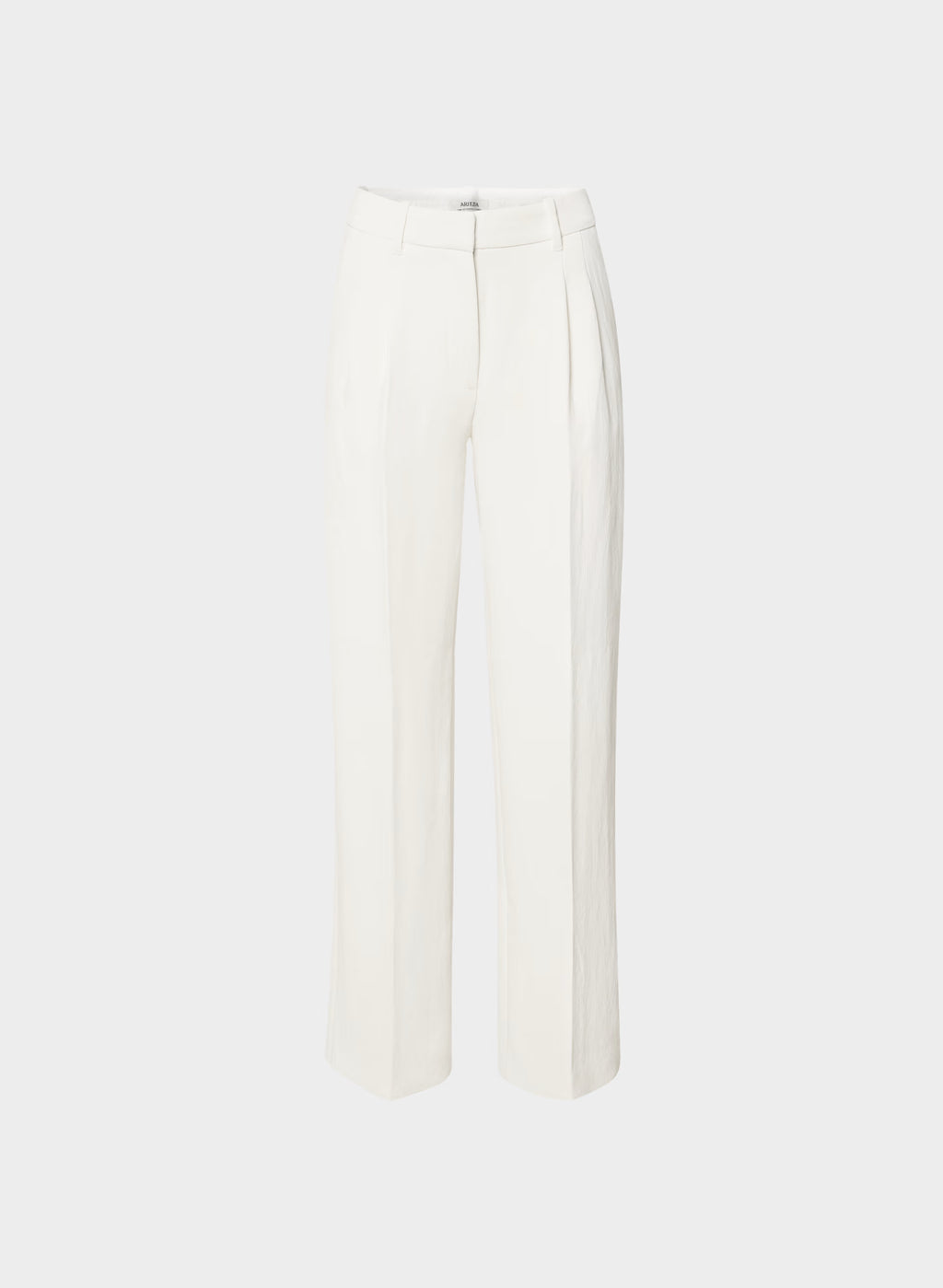 High-Rise Wide-Leg Crepe Trousers - Sand