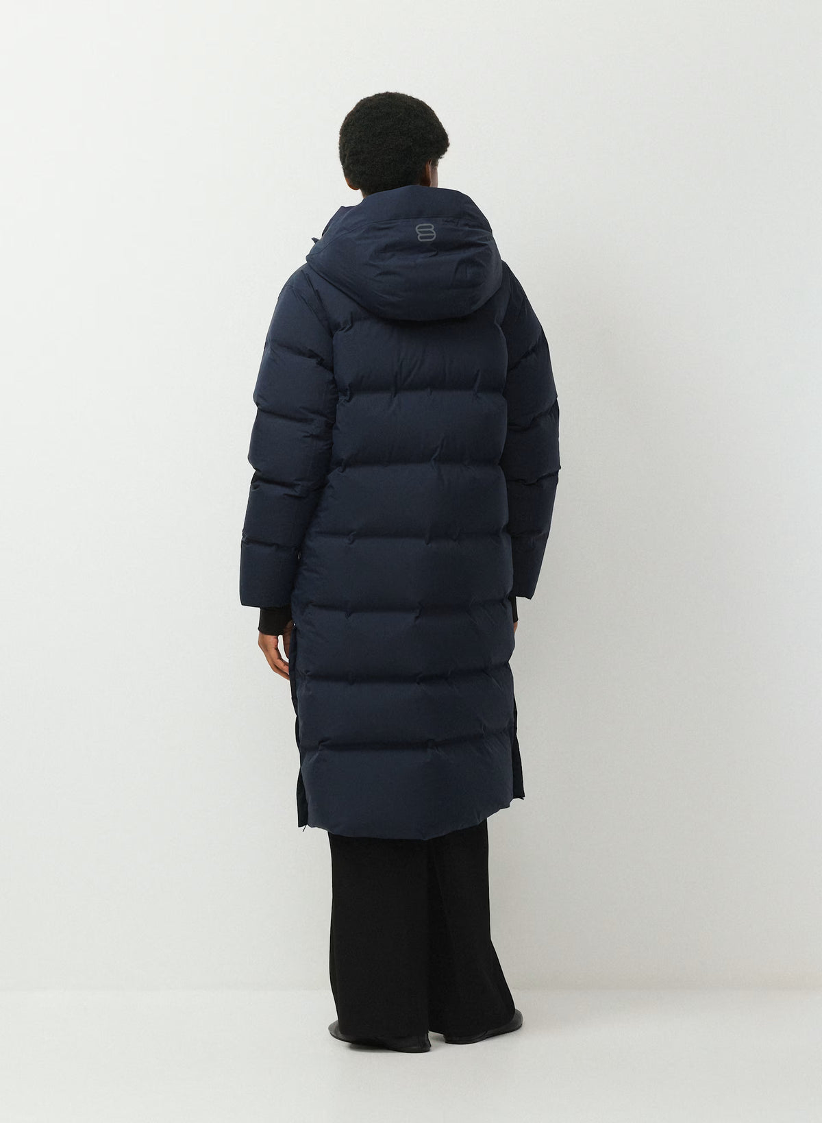 Waterproof Long Down Puffer Coat - Gray