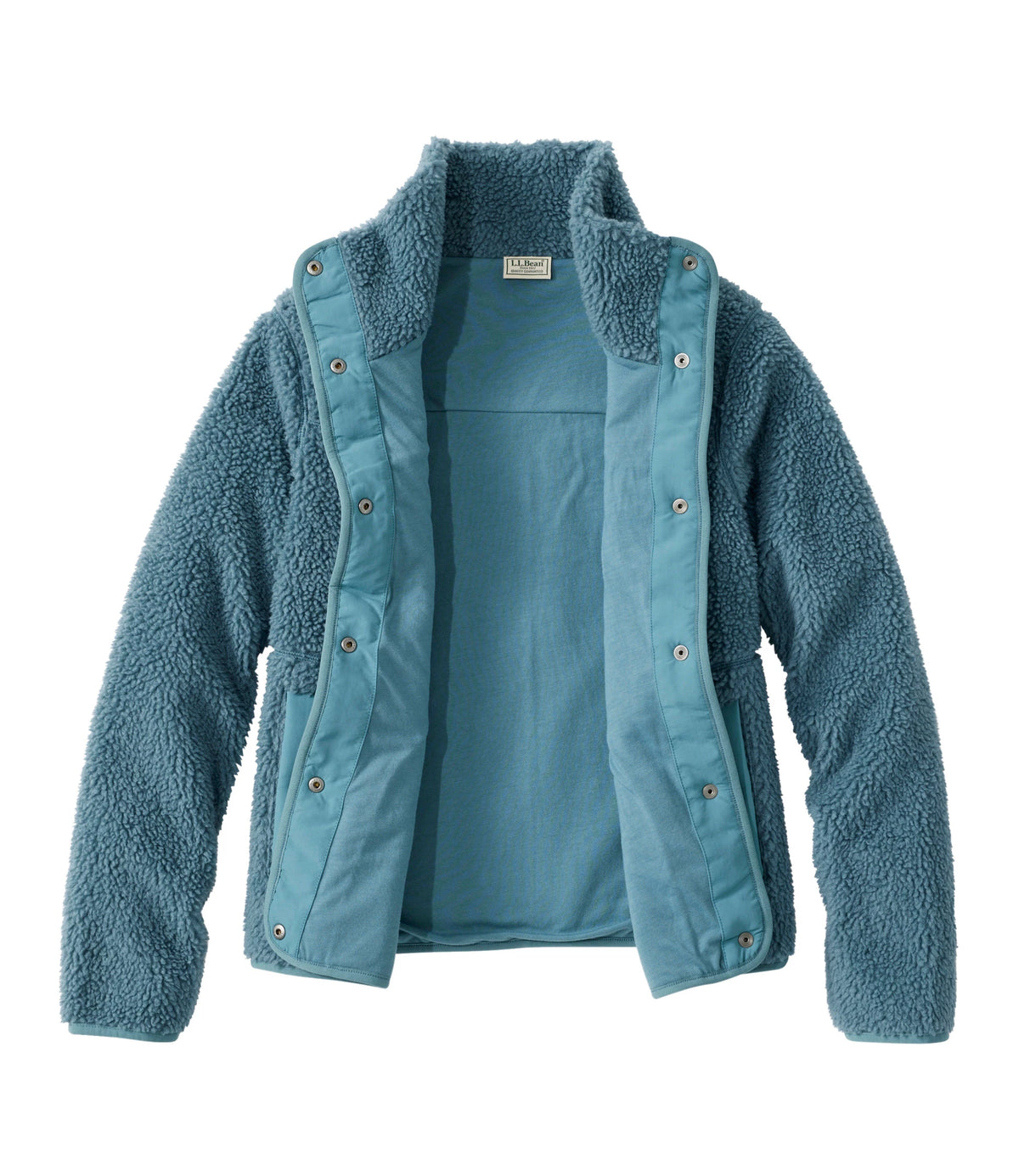 Women's Sherpa Fleece Jacket - Teal