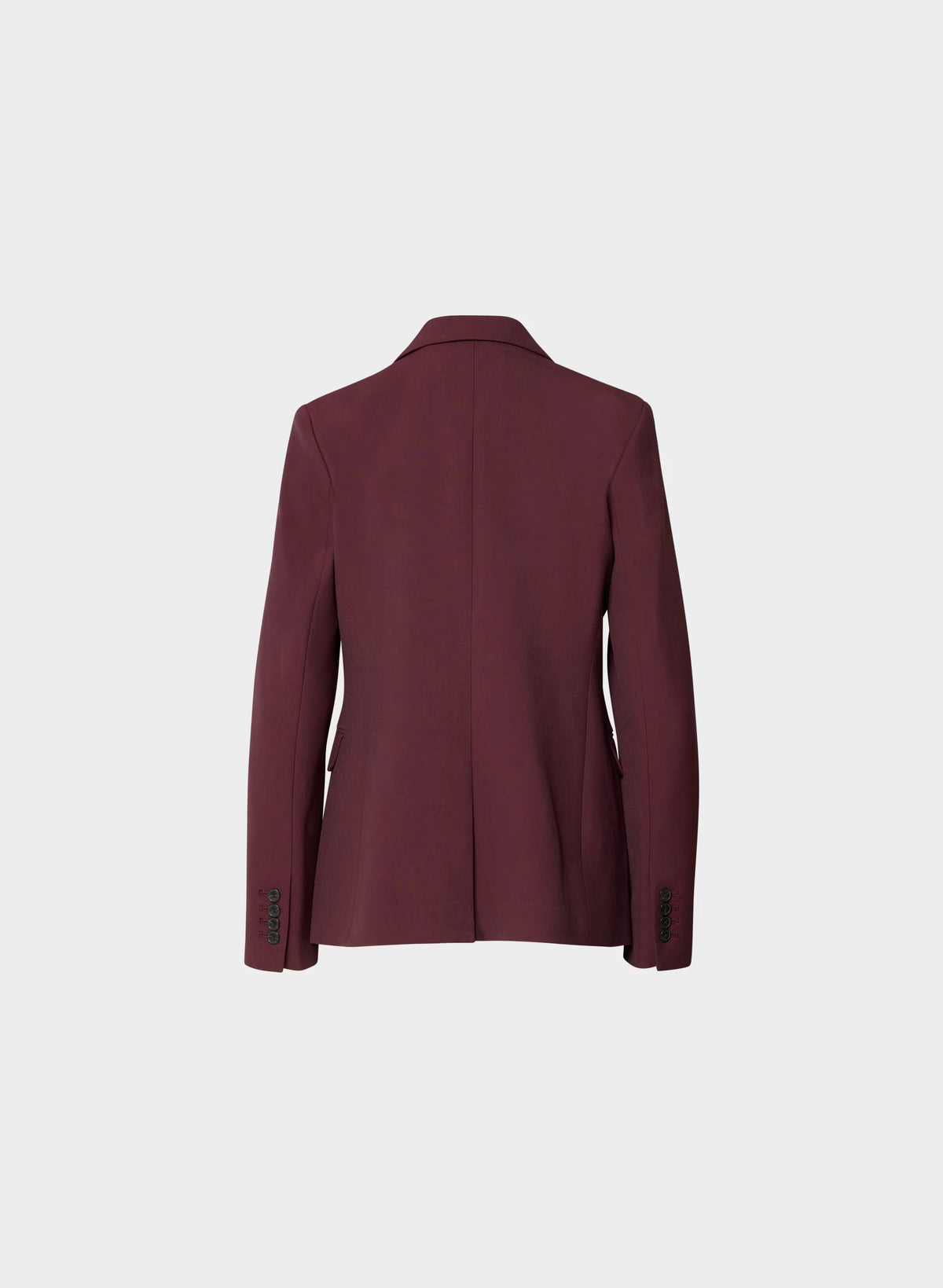 Single-Breasted Stretch Blazer - Check