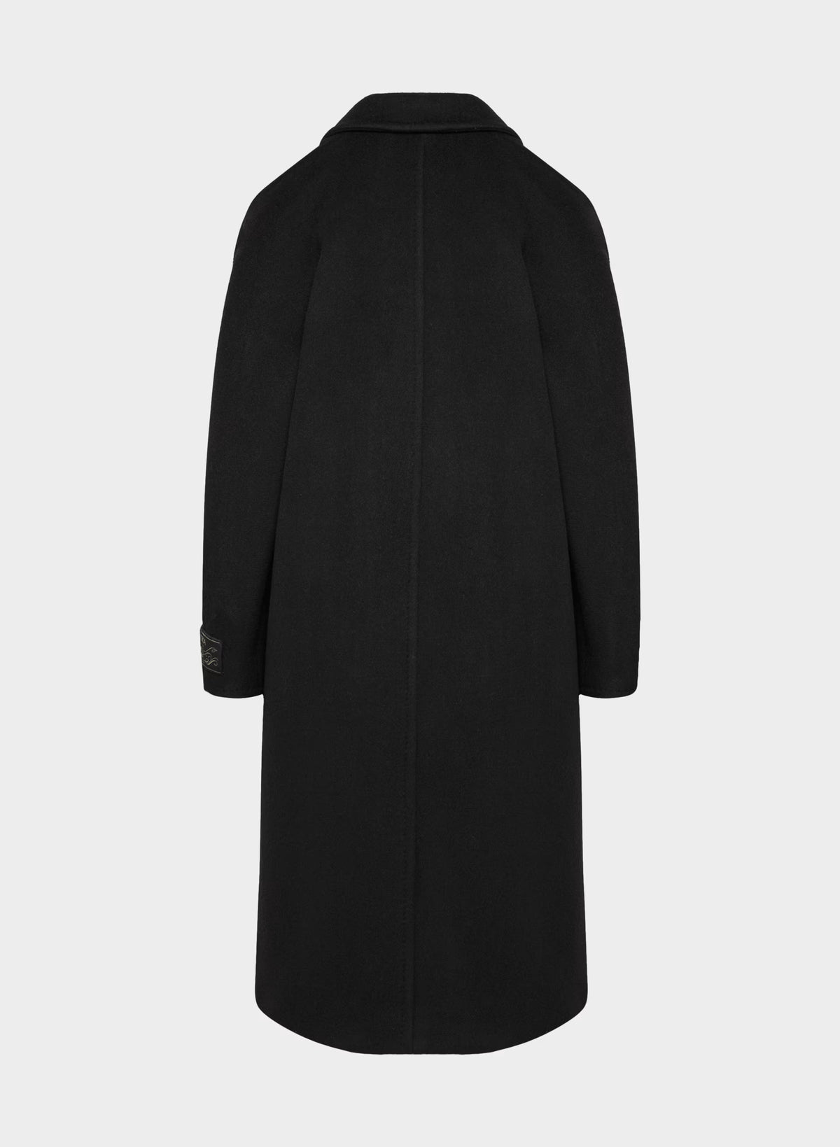 Double-Breasted Wool Cashmere Coat - Herringbone
