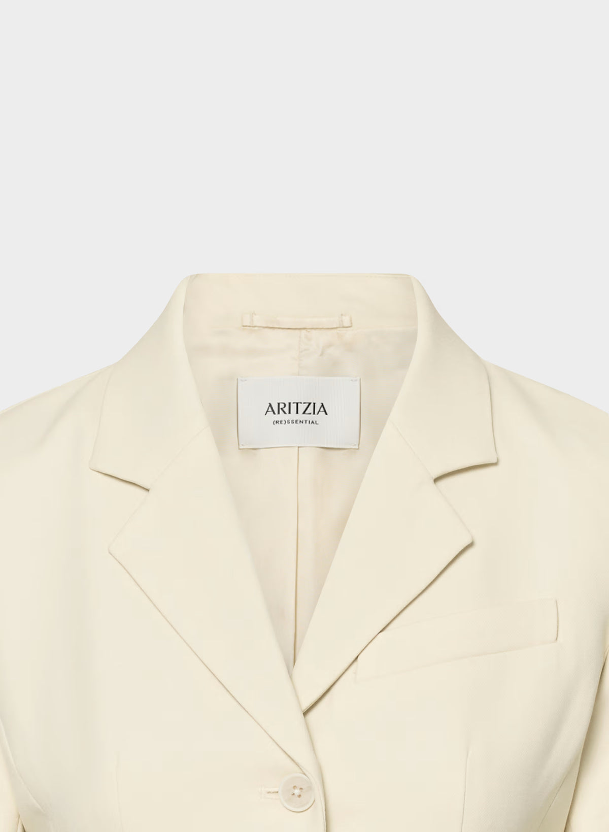Single-Breasted Stretch Blazer - Brown Check