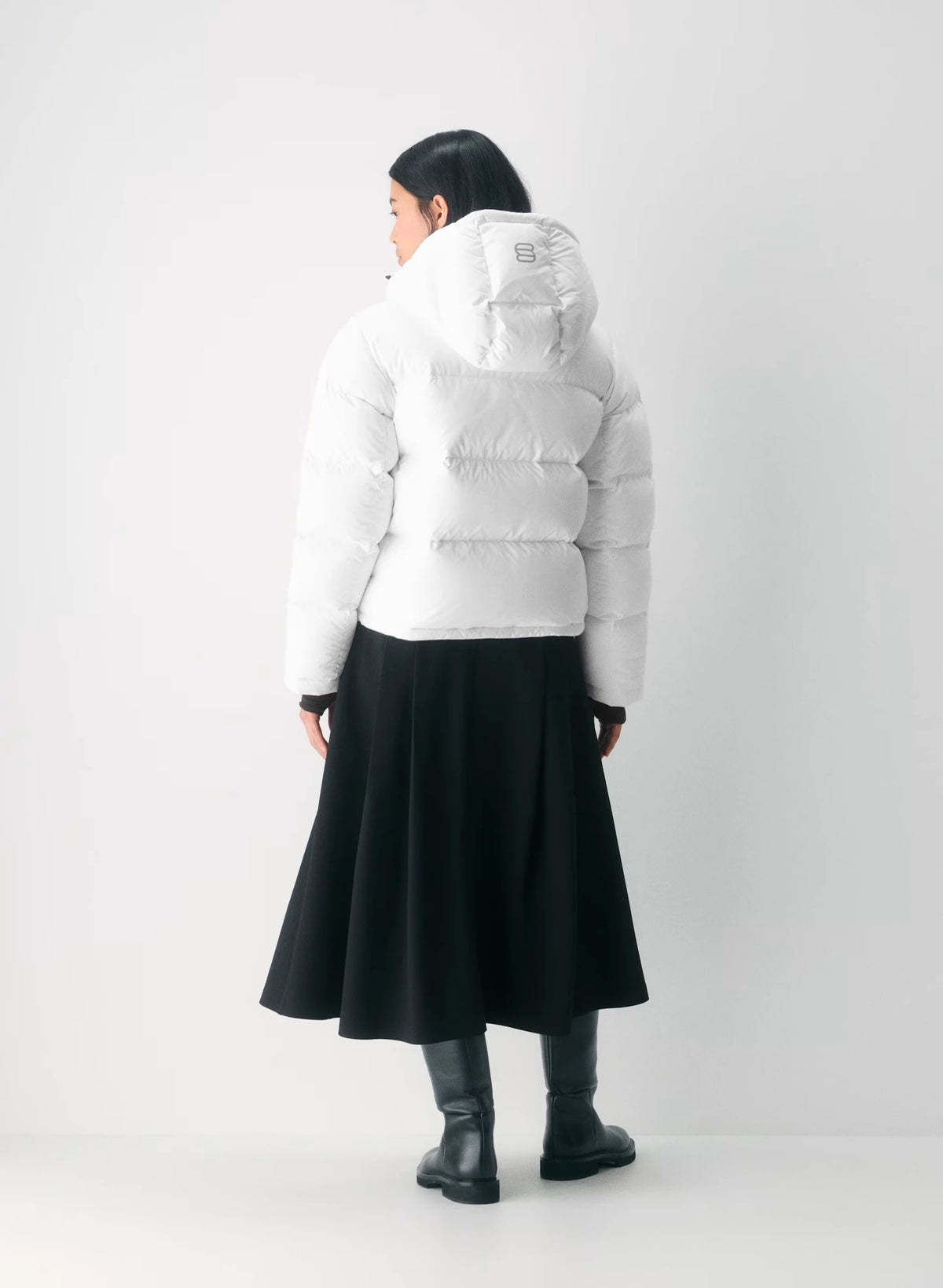 Short Down Puffer Jacket - Blue