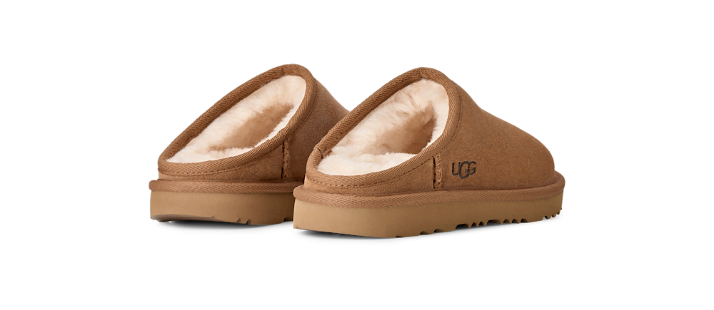 Kids' Suede Lined Slip-On - Chestnut