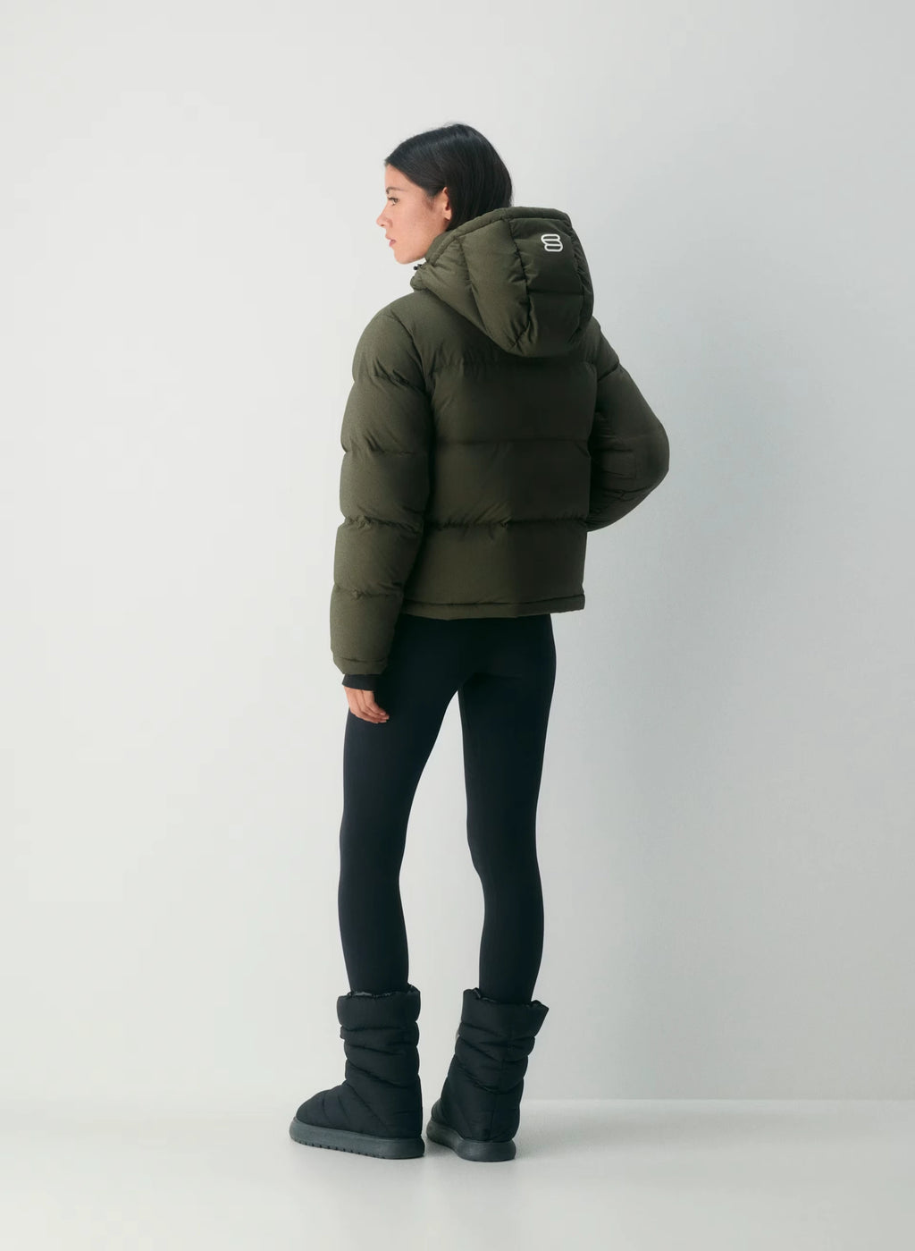 Short Down Puffer Jacket - Blue