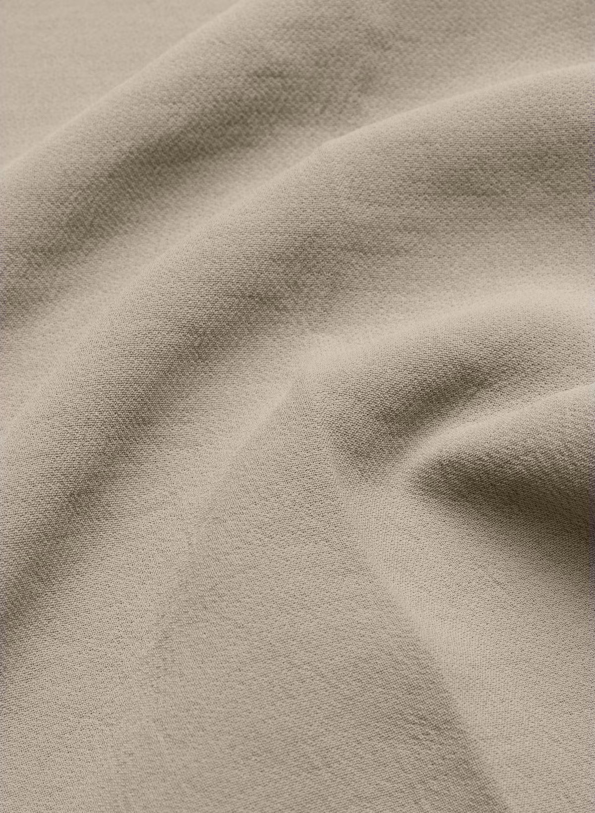 High-Rise Wide-Leg Crepe Trousers - Sand