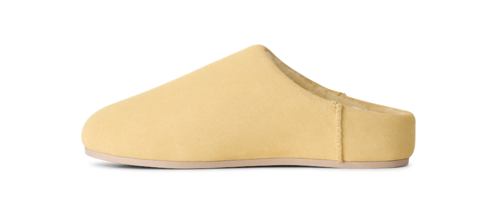 Women's Water-Resistant Suede Slip-On - Black