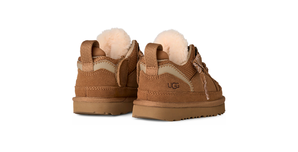Toddler Suede and Mesh Sneaker - Brown