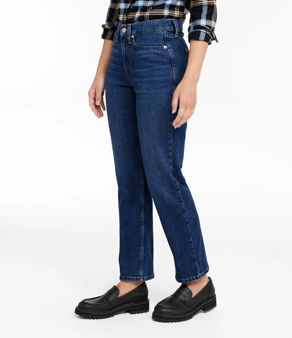 Women's High-Rise Stovepipe Ankle Jeans - Faded Indigo