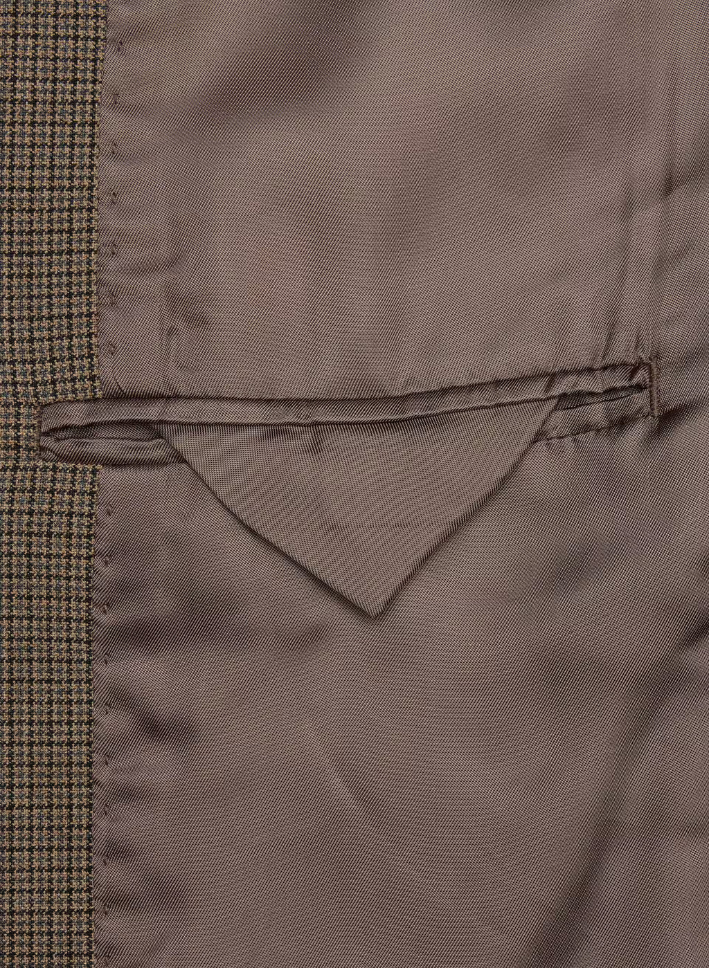 Single-Breasted Stretch Blazer - Check