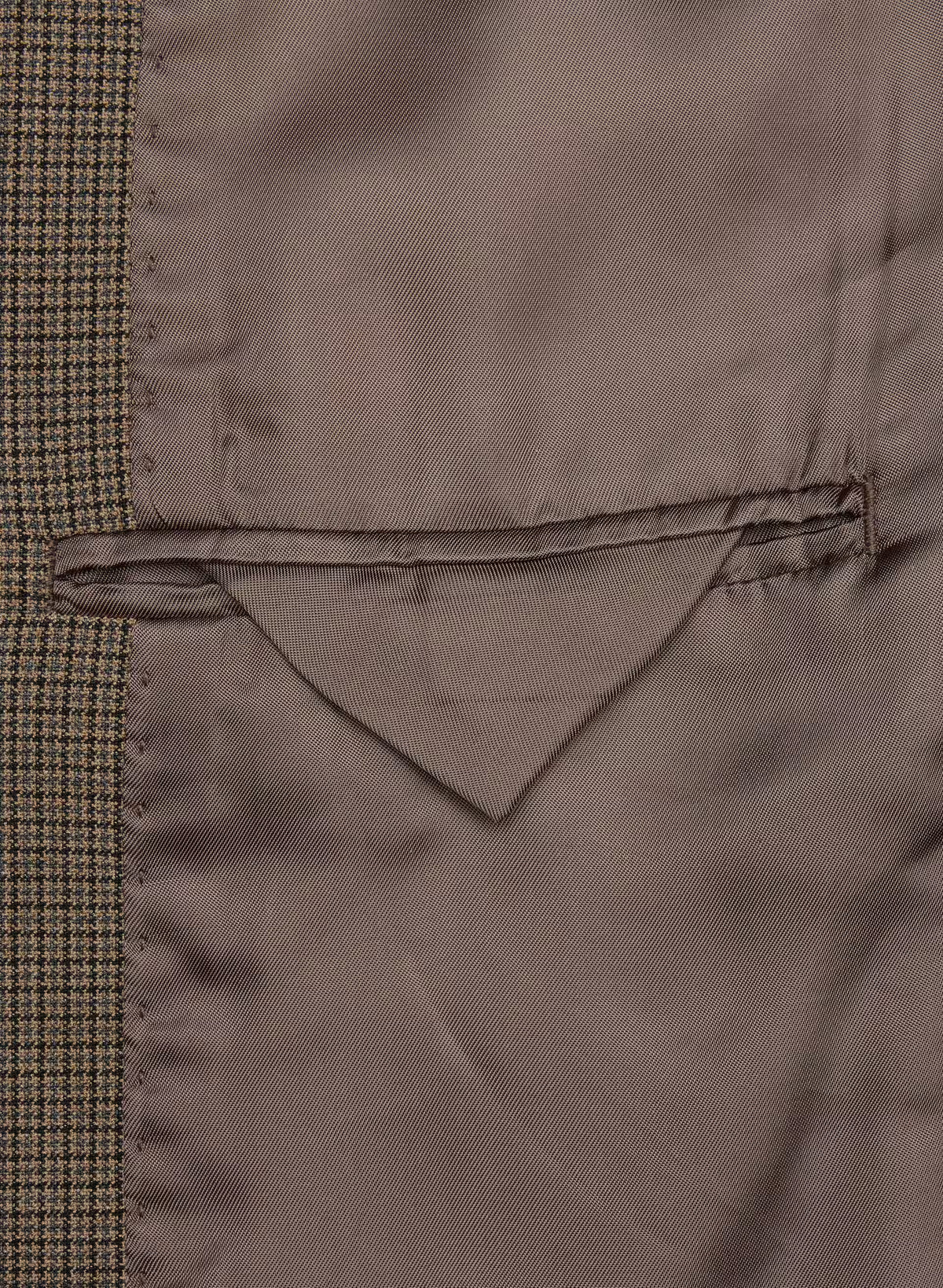 Single-Breasted Stretch Blazer - Check
