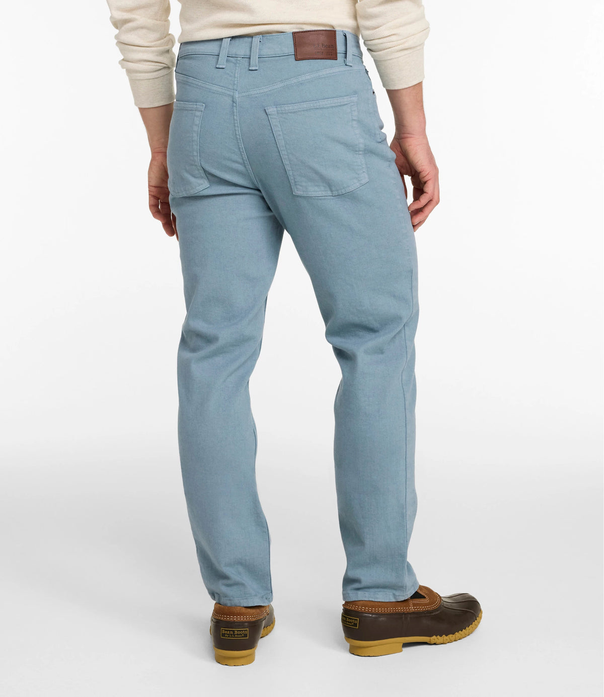 Men's Stretch Straight-Leg Jeans - Tan