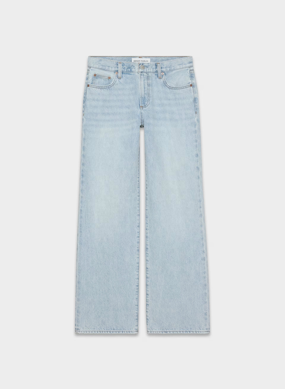 Low-Rise Wide-Leg Jeans - Dark Blue