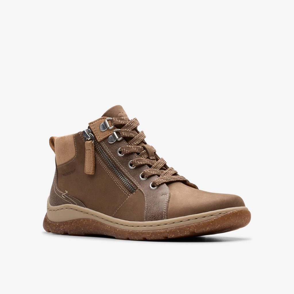Waterproof Nubuck Trainer Boot - Dark Sand