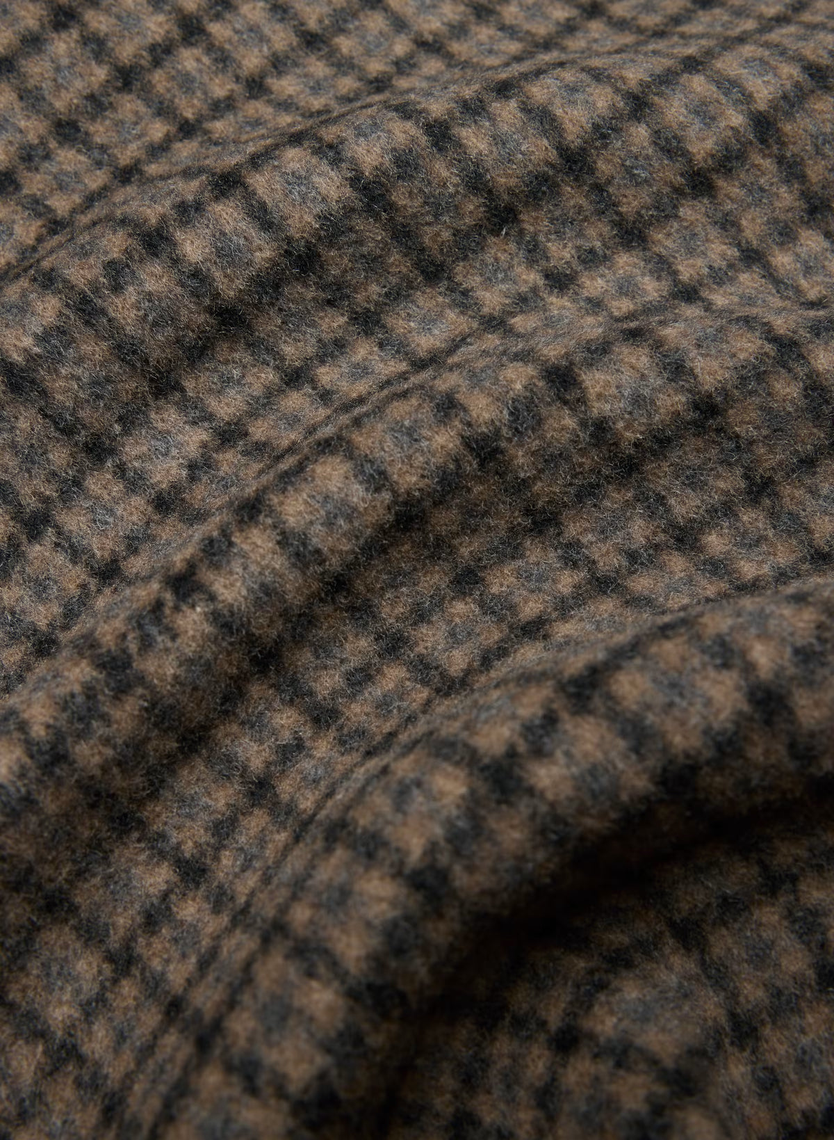Double-Breasted Wool Cashmere Coat - Herringbone