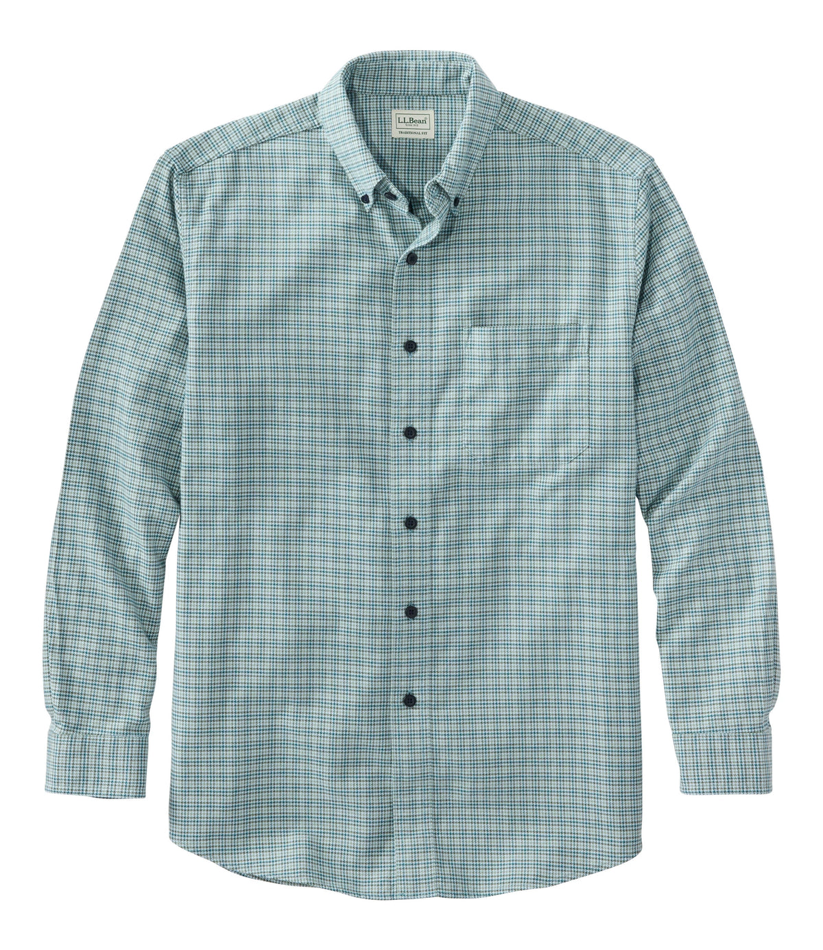 Men's Cotton Flannel Shirt - Charcoal